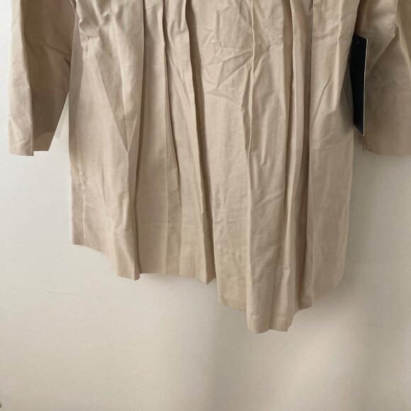 NWT Tuckernuck Stone Luella Pleated Dress Beige - Picture 10 of 10